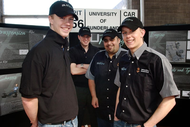 The racing team at Sunderland University built their own car to compete in the Formula Student Championships. Does this bring back memories?