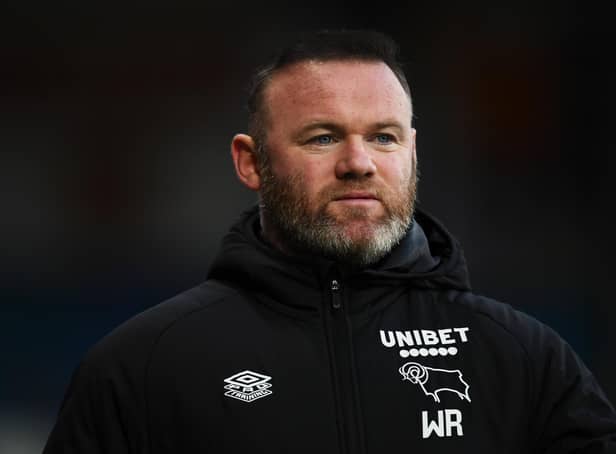 Wayne Rooney, the manager of Derby County (Alex Burstow/Getty Images)