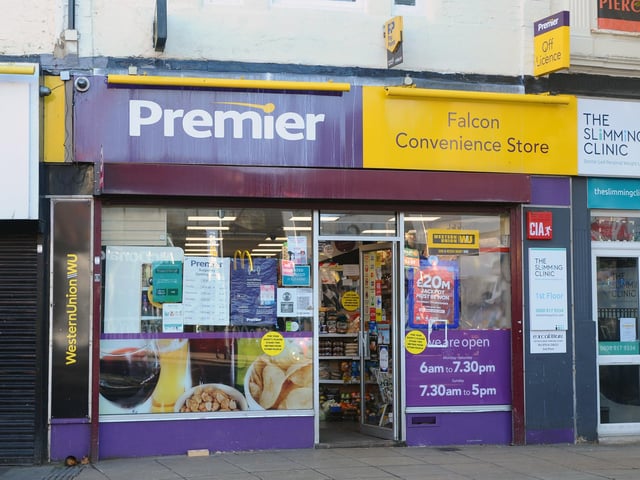 Premier Convenience Store in Commercial Road, Portsmouth is open during the lockdown. Picture: Sarah Standing (051120-7766)