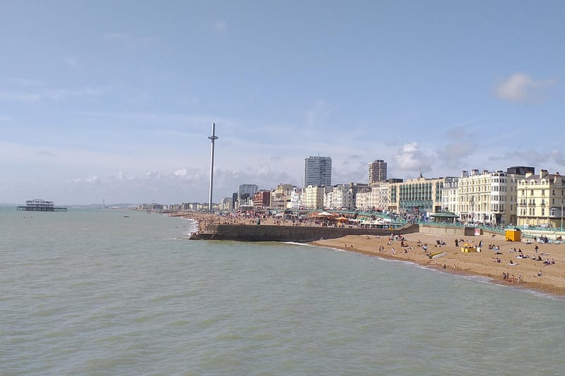 The 10th most common place people left the area for was Brighton and Hove, with 217 departures in the year to June 2019. Picture: Angerey/WikiMedia Commons