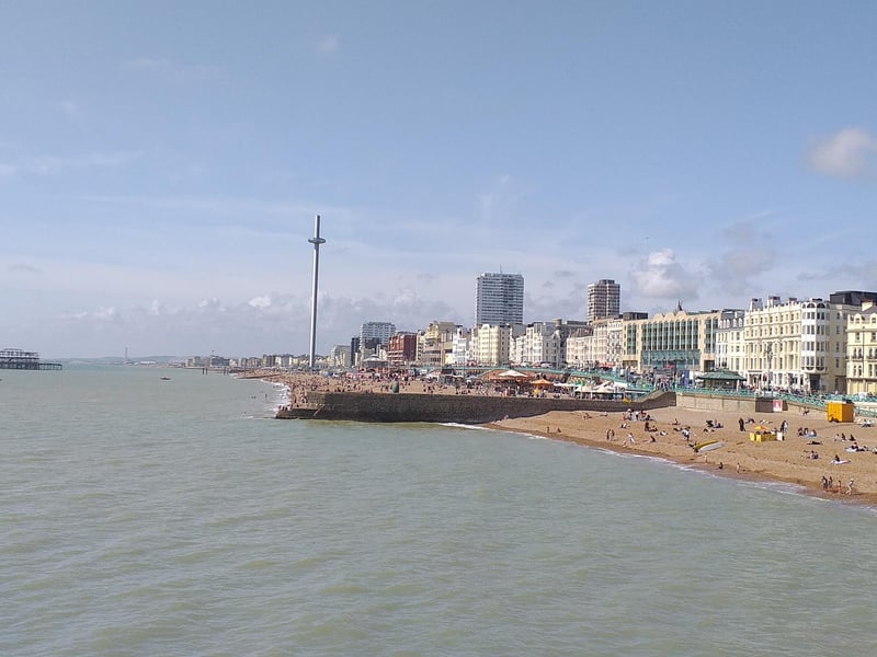 The 10th most common place people left the area for was Brighton and Hove, with 217 departures in the year to June 2019. Picture: Angerey/WikiMedia Commons