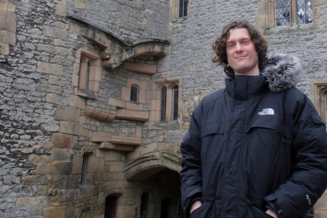 Producer and director Deiderick Santer outside Haddon Hall in 2006