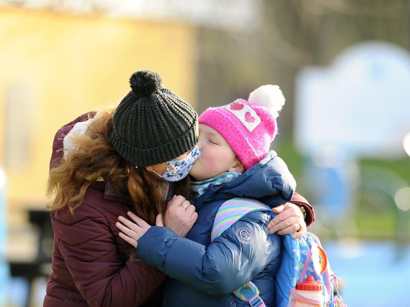 Jill Martyn with her daughter Mary.