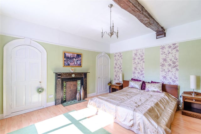 The first floor of the property includes five double bedrooms, with the principal room complete with a wall of fitted wardrobe and en-suite shower room. Two further bedrooms are located in the attic, with dual aspect windows.