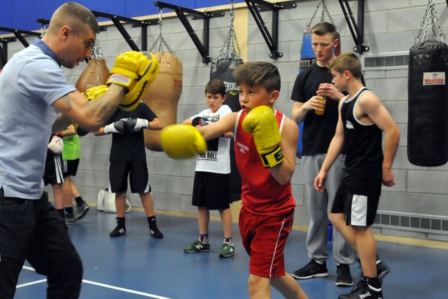 English Super Flyweight boxer Anthony Nelson visited Horsley Hill Boxing Club 7 years ago. Did you get to meet him?