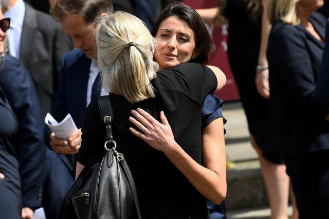 The Funeral of Harry Gration at York Minster. Amy Garcia is Pictured.
