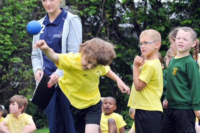 It's the St Josephs Primary School sports day in 2012. Were you pictured taking part?