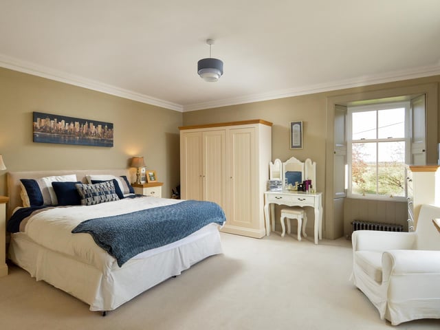 There are five bedrooms at Arnbog - four double and a single