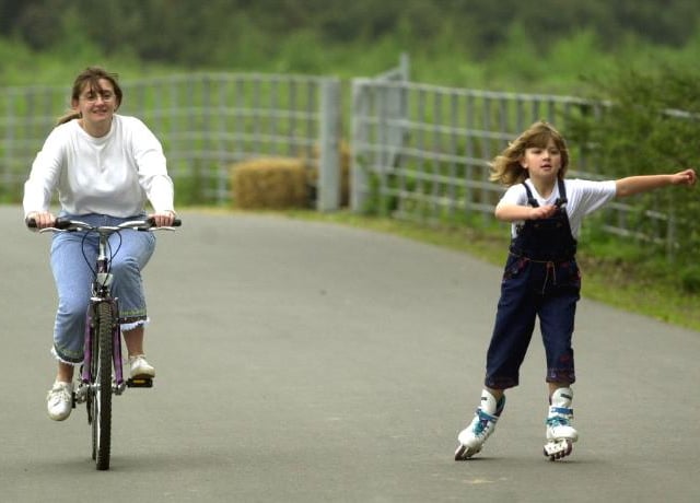A sponsored roller skate and cycle took place in 2000 to raise money for the new park.