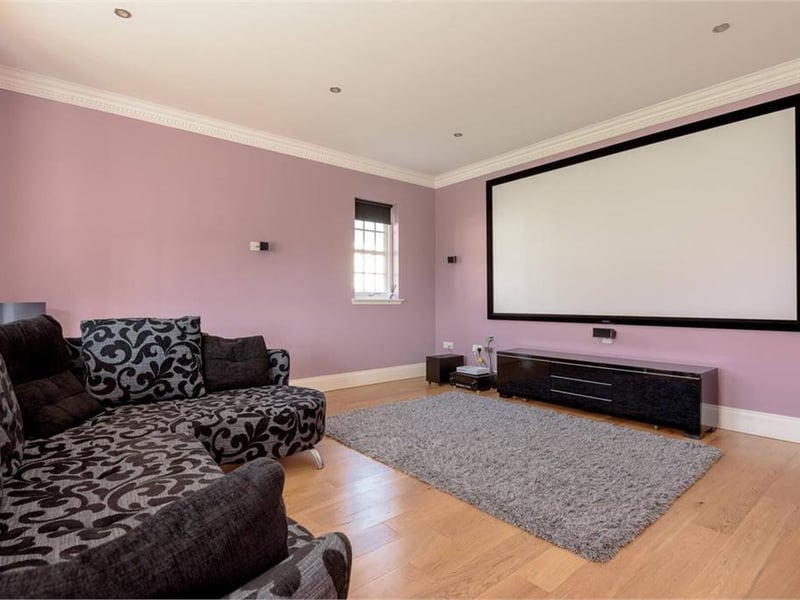 Cinema room.