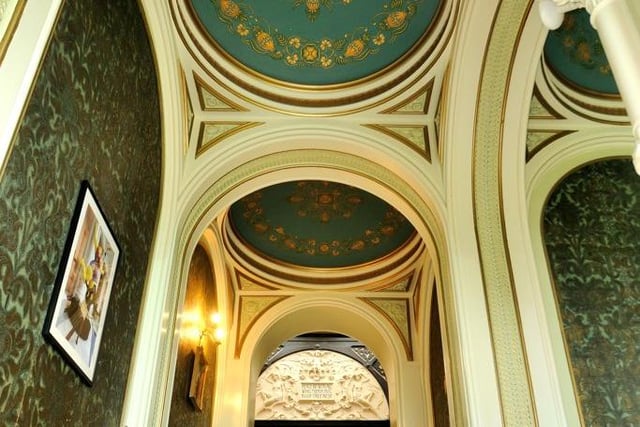 Decorative ceilings.