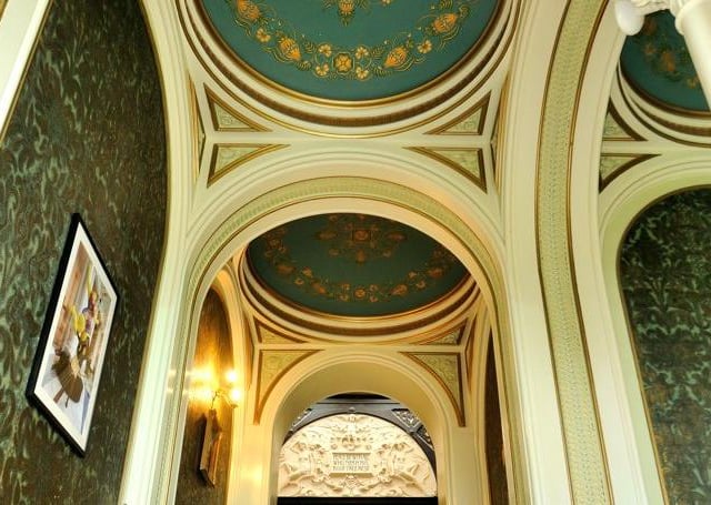 Decorative ceilings.
