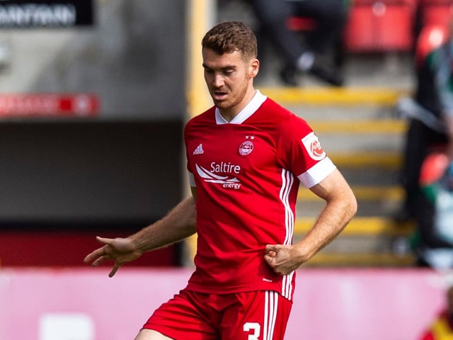 Mistimed tackle in the box on Elyounoussi blighted an otherwise competent showing on the right of Aberdeen's back three.