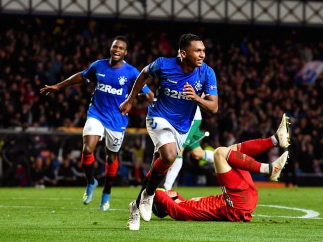 The striker also hit the third on October 4, 2018 to cap a big win at Ibrox