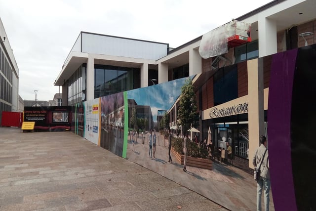 The new cinema under contruction taking shape at Waterdale, Doncaster. See how it compares with the artist's impression on the hoardings