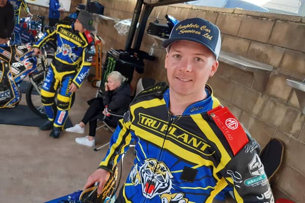 Long serving skipper Kyle Howarth, pictured, will be racing for Sheffield Tigers again next season – and has committed a longer-term future to the speedway club.