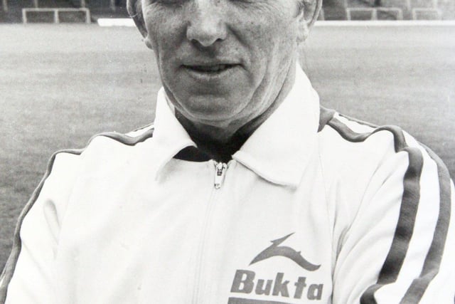 Chesterfield coach Harold Roberts pictured in July 1978.