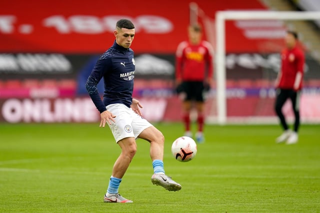 Manchester City's England attacking midfielder Phil Foden is set to be offered a new deal which will triple his current wages. (Daily Star)