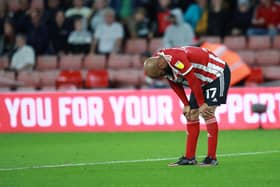 Despair for David McGoldrick after United’s opening-day defeat: Simon Bellis / Sportimage