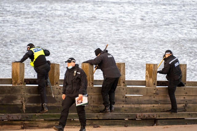 On January 6, Police Scotland officers were seen scouring the beach at Portobello as the search continued for missing Alice. A police helicopter was seen in the area and a specialist dog unit and marine unit also conducted searches.