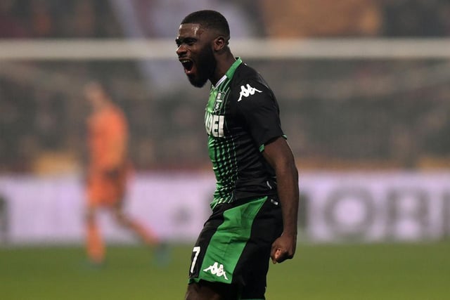 Meanwhile, the pair also in the market for Sassuolo winger Jeremie Boga. The Ivorian is valued at £13m and is wanted by Borussia Dortmund and Valencia. (The Sun)