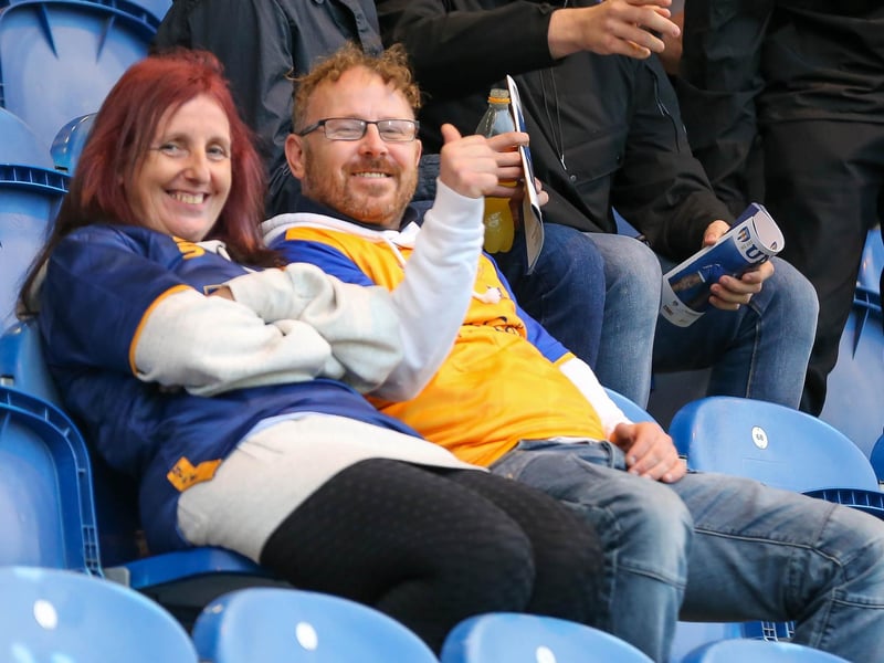 Stags fans at Colchester