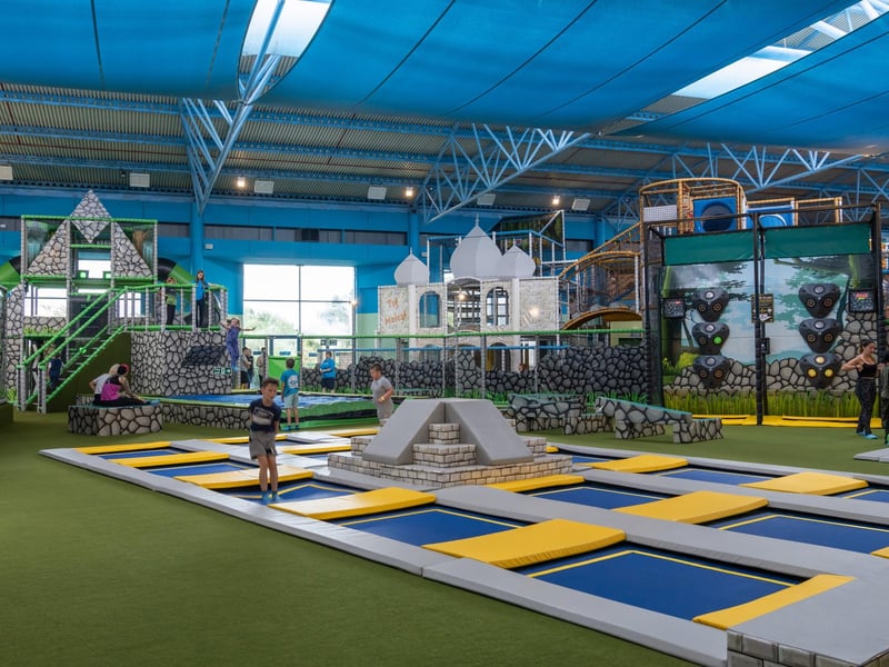 The bounce activity Zone. Picture By: Andy Hornby