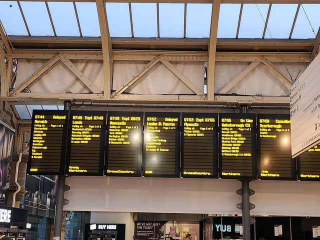 Delays and cancellations are rife on trains in and around Sheffield