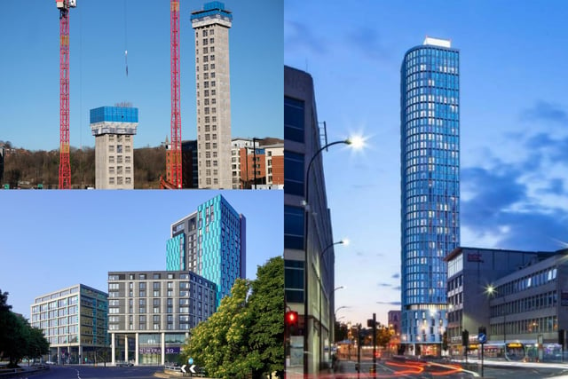 A number of new high-rise developments are planned in Sheffield, which would be among the city's tallest buildings if completed