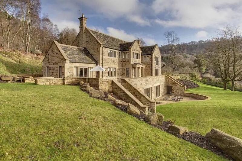 The home is located in the Peak District National Park, overlooking the Hope Valley