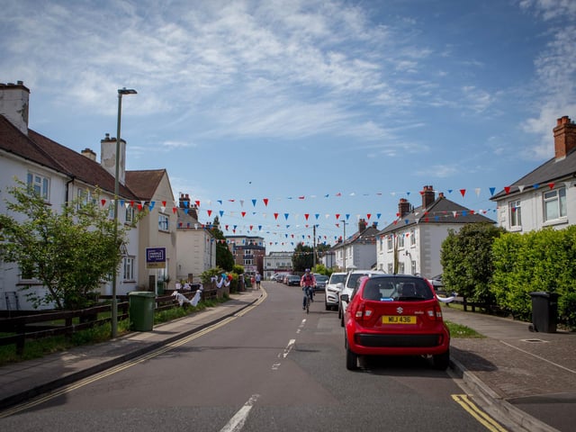 VE Day celebrations in Peronne Road, Portsmouth.