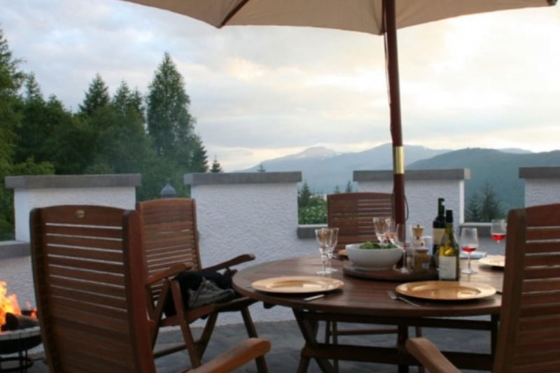 The terrace area is perfect for an outdoor meal and comes complete with barbecue.