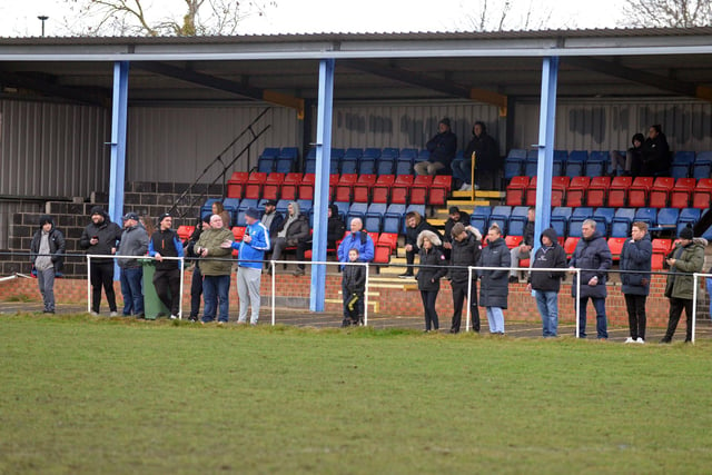 The crowd at Askern Welfare enjoyed a good cup tie.
