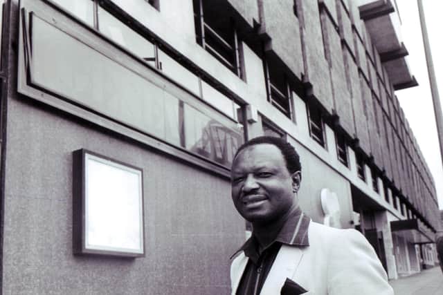 Max Omare, owner of the Genevieve Night Club in Charter Row, which was about to close, in September 1981