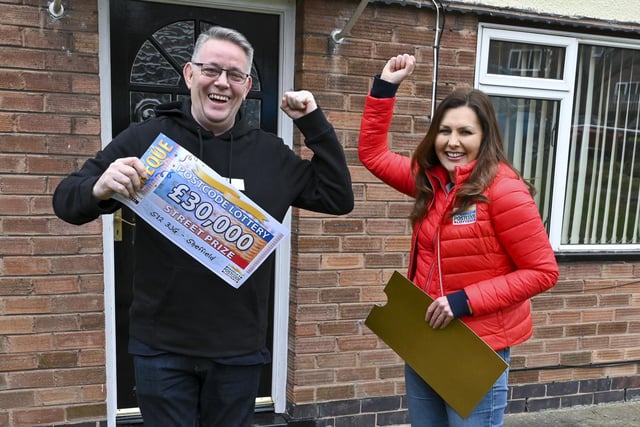Andrew Lucas was one of three lucky neighbours in the S12 postcode in Charnock to bag £30,000 winnings with the People's Postcode Lottery in 2022. Upon receiving his cheque, Andrew said: "I’m absolutely ecstatic - I’ve never won anything in my life." He said his winnings would fund a much-needed family holiday to Ibiza, and some home improvements.