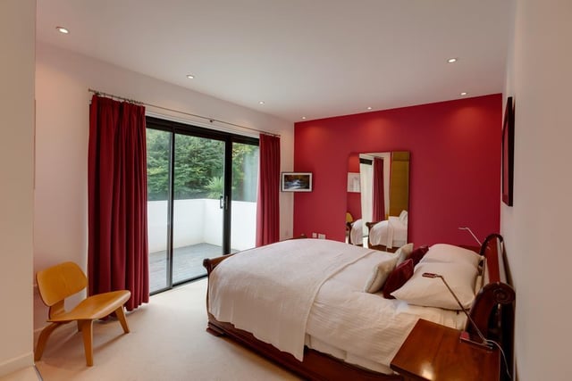 This is the master bedroom, which also has underfloor heating and an outside balcony.