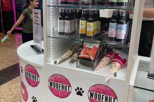 The Barkery even sells crisps and popcorn for dogs