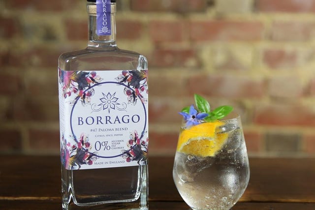 Borrago is a steam distilled botanical spirit made with non-alcoholic cocktails in mind as it has been designed to be mixed, not drunk straight. Described as: “Deliciously dry, with sweet floral notes on the nose, a layered, textured middle and a long finish, it's a drink worth celebrating with.”
