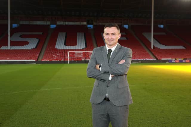 Paul Heckingbottom is unveiled as the new manager of Sheffield United at Bramall Lane, Sheffield: Simon Bellis/Sportimage