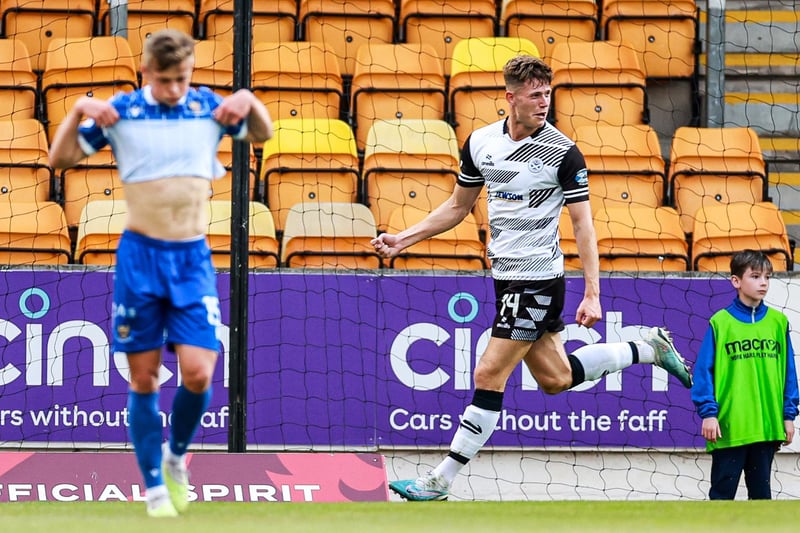 Ayr's George Stanger will miss out on the Ibrox cup tie after he was sent off in stoppage time in the side's 2-1 defeat against Dundee United last time out.