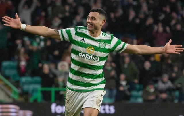 Giorgos Giakoumakis' hat-trick caught the eye of EA Sports and FIFA22 with the Greek striker being named among the game's team of the week (Scottish Sun)