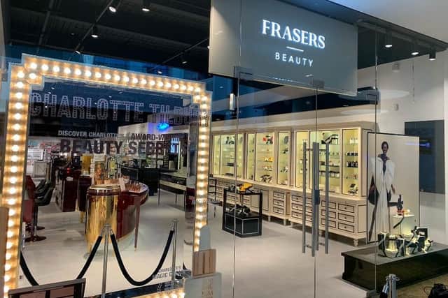 Frasers Beauty is a pop-up store which has all of the well-known and loved brands from House of Fraser
