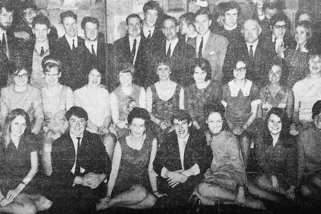 Kirkcaldy Hogmanay 1969: Kirkcaldy Ski Club annual 'start of season' dinner dance - Hogmanay party at Anthony's Hotel on December 31, 1969.