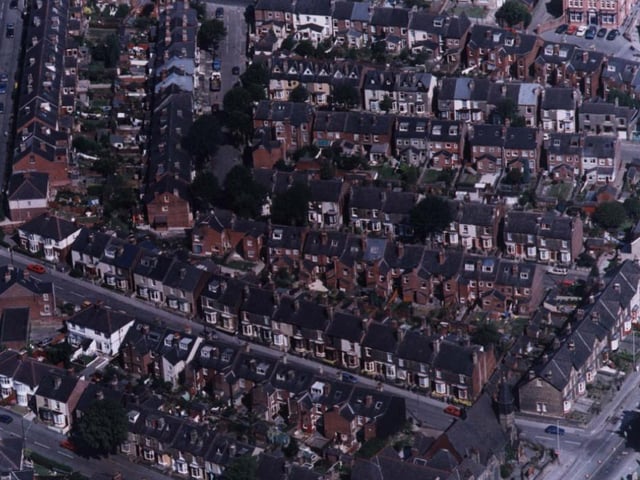 Can you see your home from this aerial shot of Hillsborough in 1997?