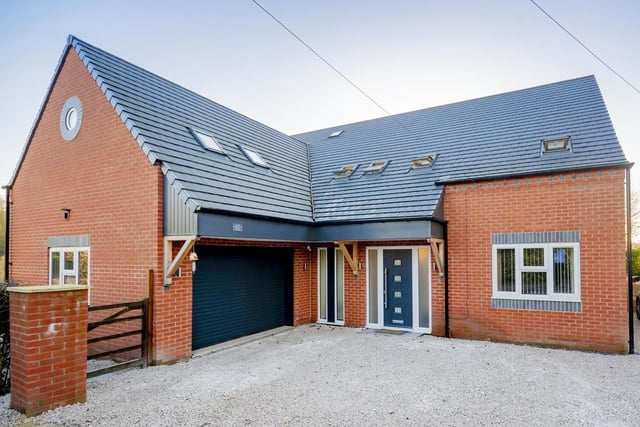 Offers of around £550,000 are being taken for this four-bedroom detached home that was finished by the builders in 2018. The sale is being handled by BuckleyBrown. (https://www.zoopla.co.uk/for-sale/details/54222503)
