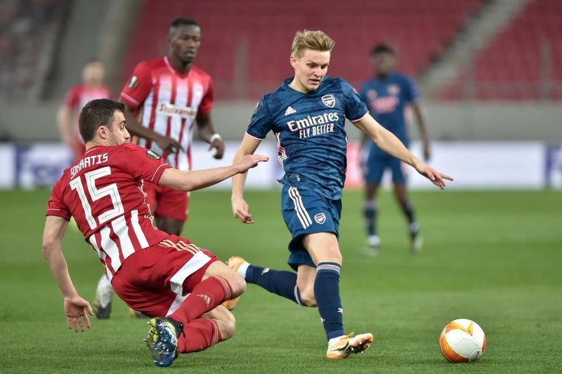Martin Odegaard has hinted at turning his loan move from Real Madrid to Arsenal into a permanent transfer. (Mirror)

(Photo by Milos Bicanski/Getty Images)