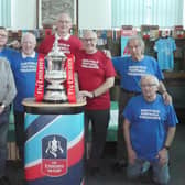 John Longstaff, third from the left, with members of Sheffield’s Sporting Memories branch.