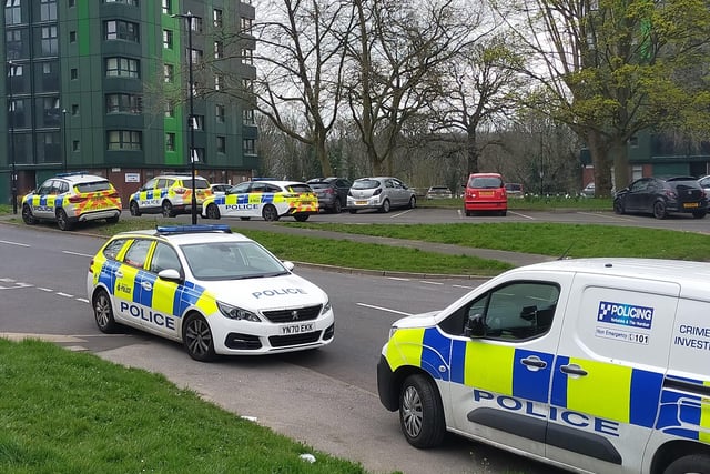 More than a dozen police vehicles are on the scene. The shooting has prompted one of the largest police responses seen in Sheffield for some time.