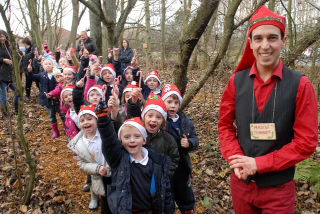 Elves, Father Christmas and a chance to have fun at the West Boldon Environmental Centre. What more could you want in 2013. These pupils from St Gregory's RC Primary School seem to be having a great time.