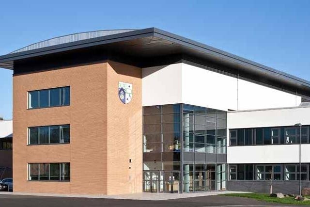 Auchmuty High School, Glenrothes, has 1355 pupils on its register but its capacity is for 1300 pupils meaning it has an extra 55 pupils. 
Its capacity is at 104.2%